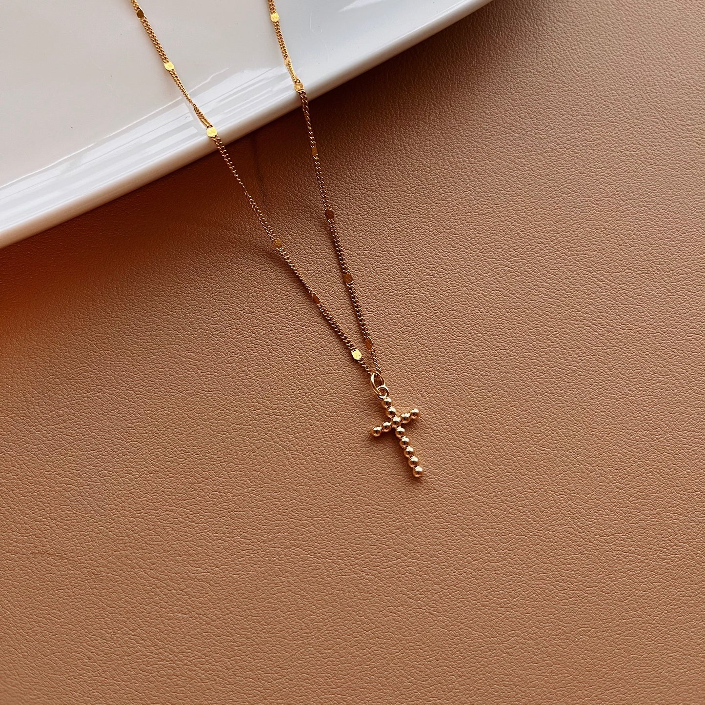 Bubble Cross necklace