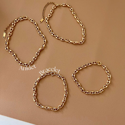 GG’s bracelet + anklet