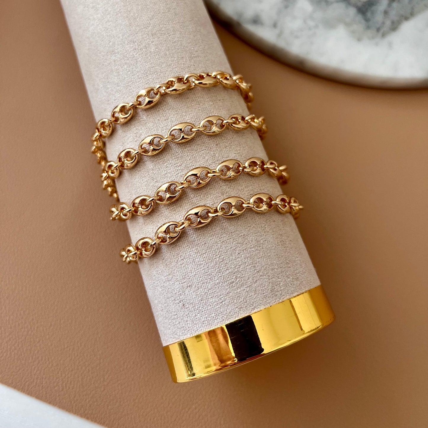 GG’s bracelet + anklet