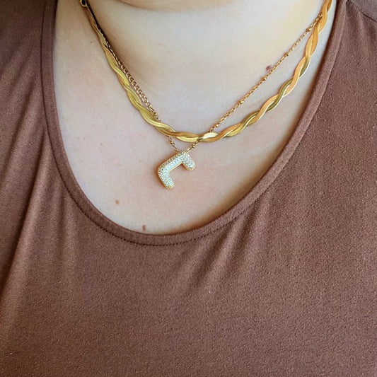 Trenzada snake choker