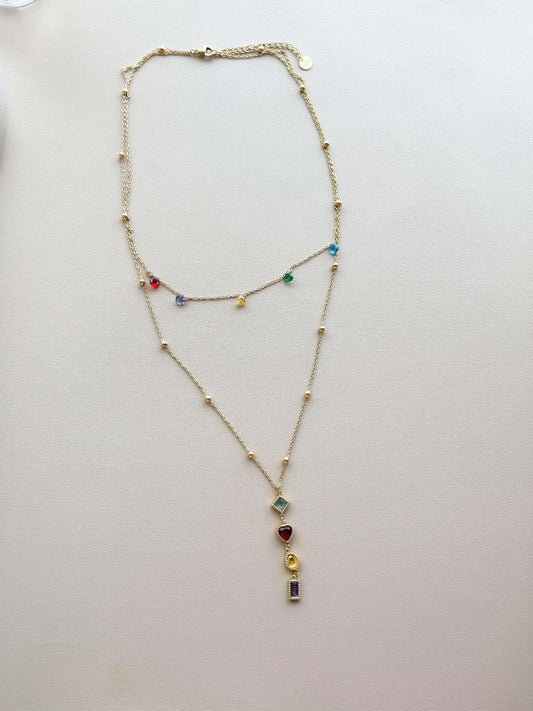 Victoria Double necklace