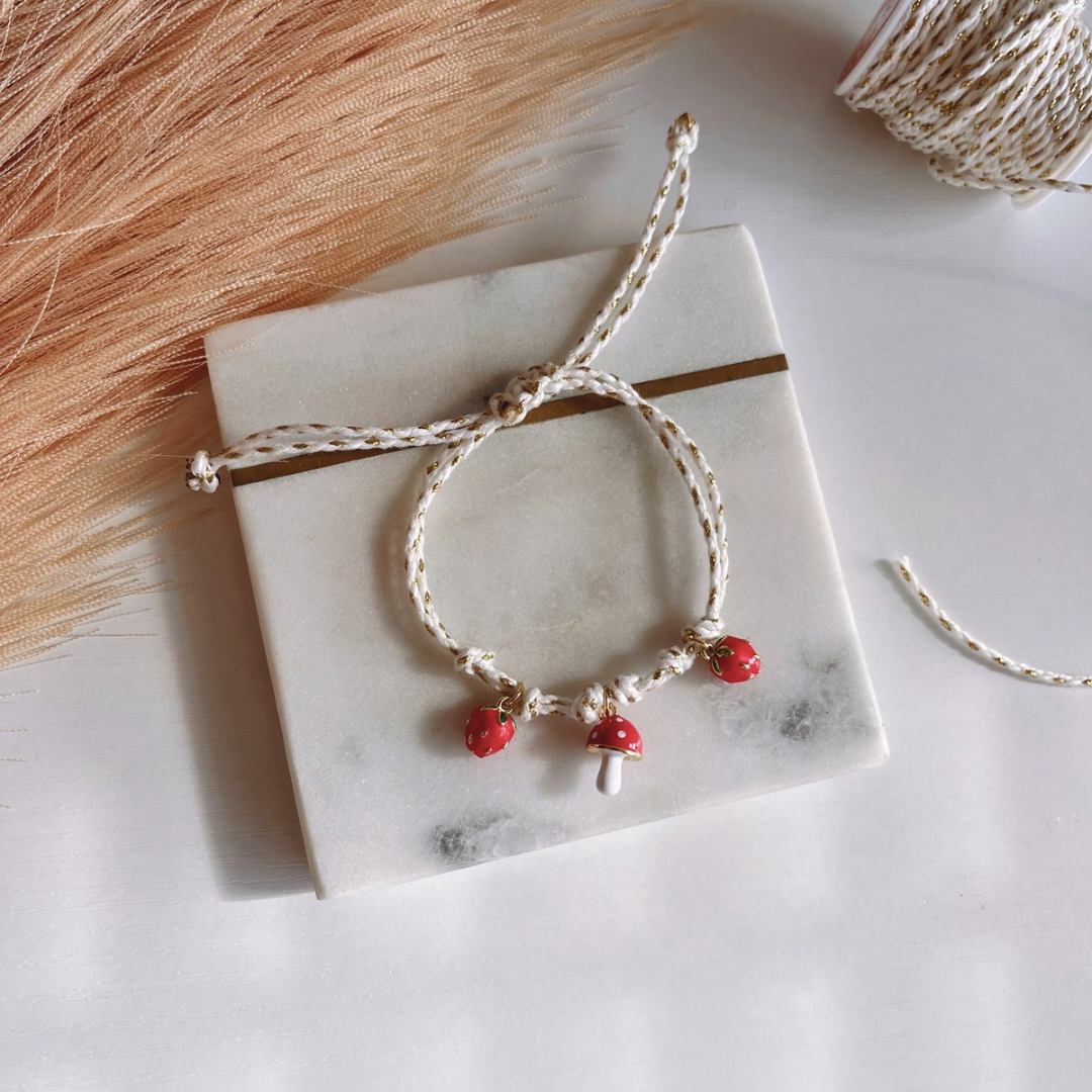 Strawberry mushroom paradise