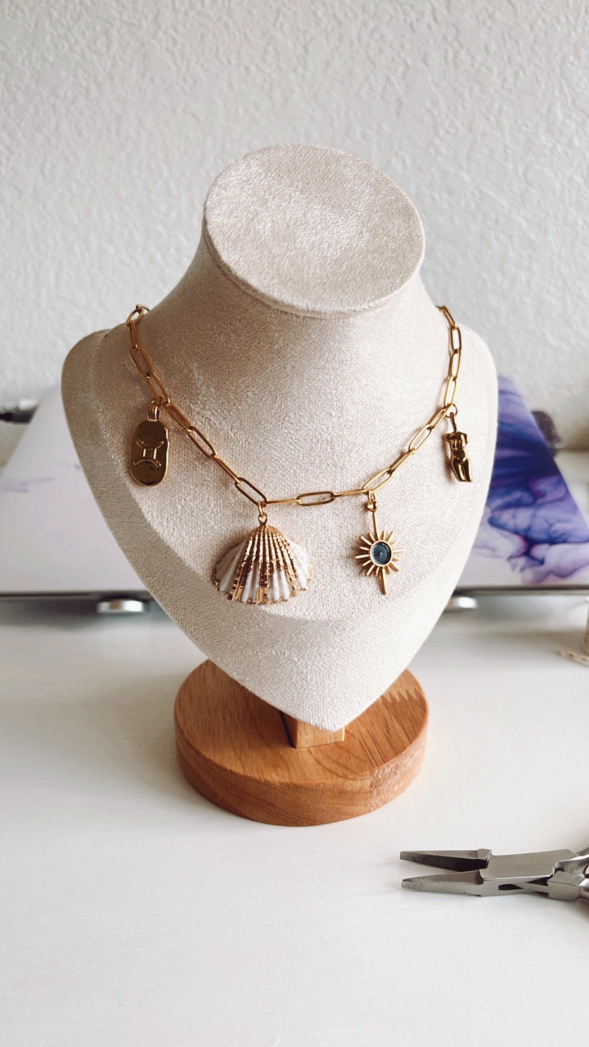 CHAIN ONLY- CHARM BAR (PAPER CLIP GP)