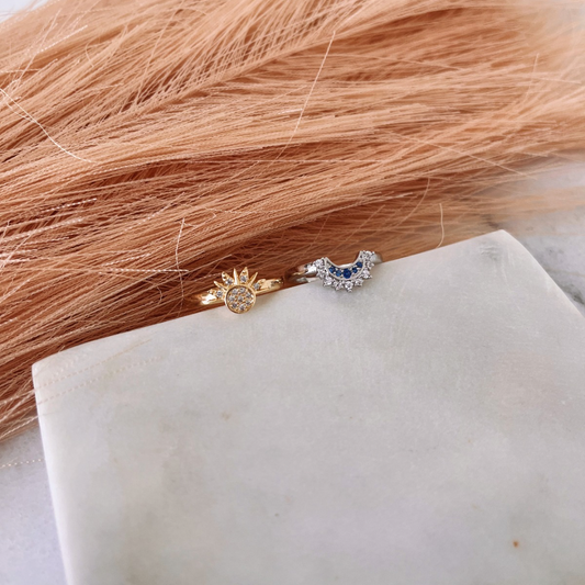 Sun/moon ring