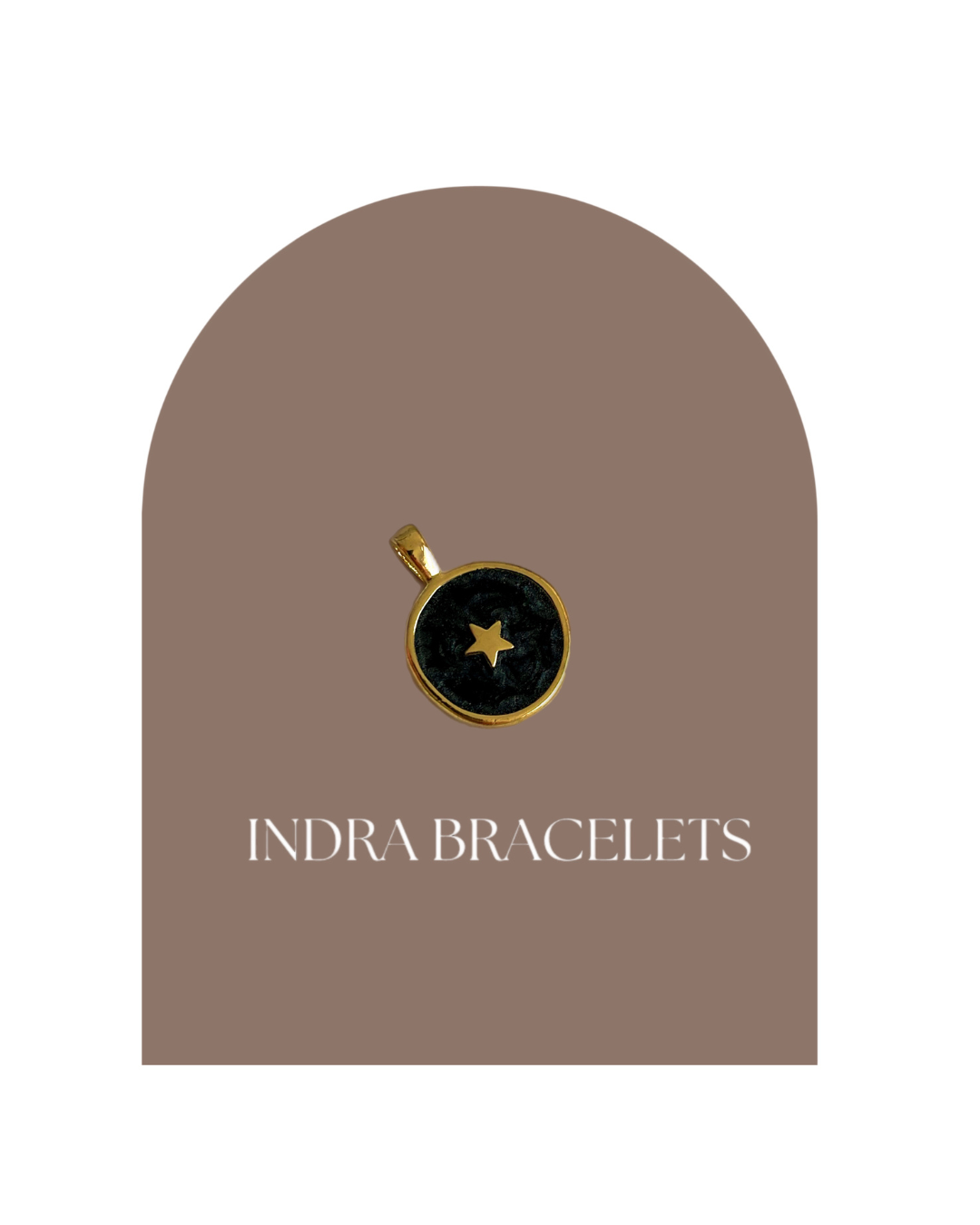 Black star charm