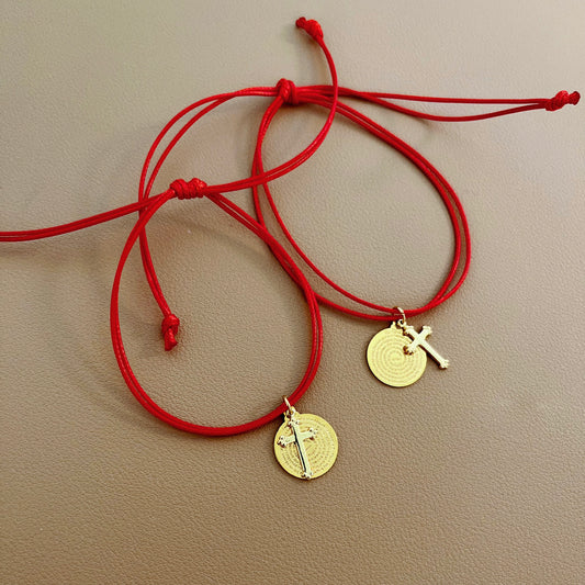 Our father and cross bracelet