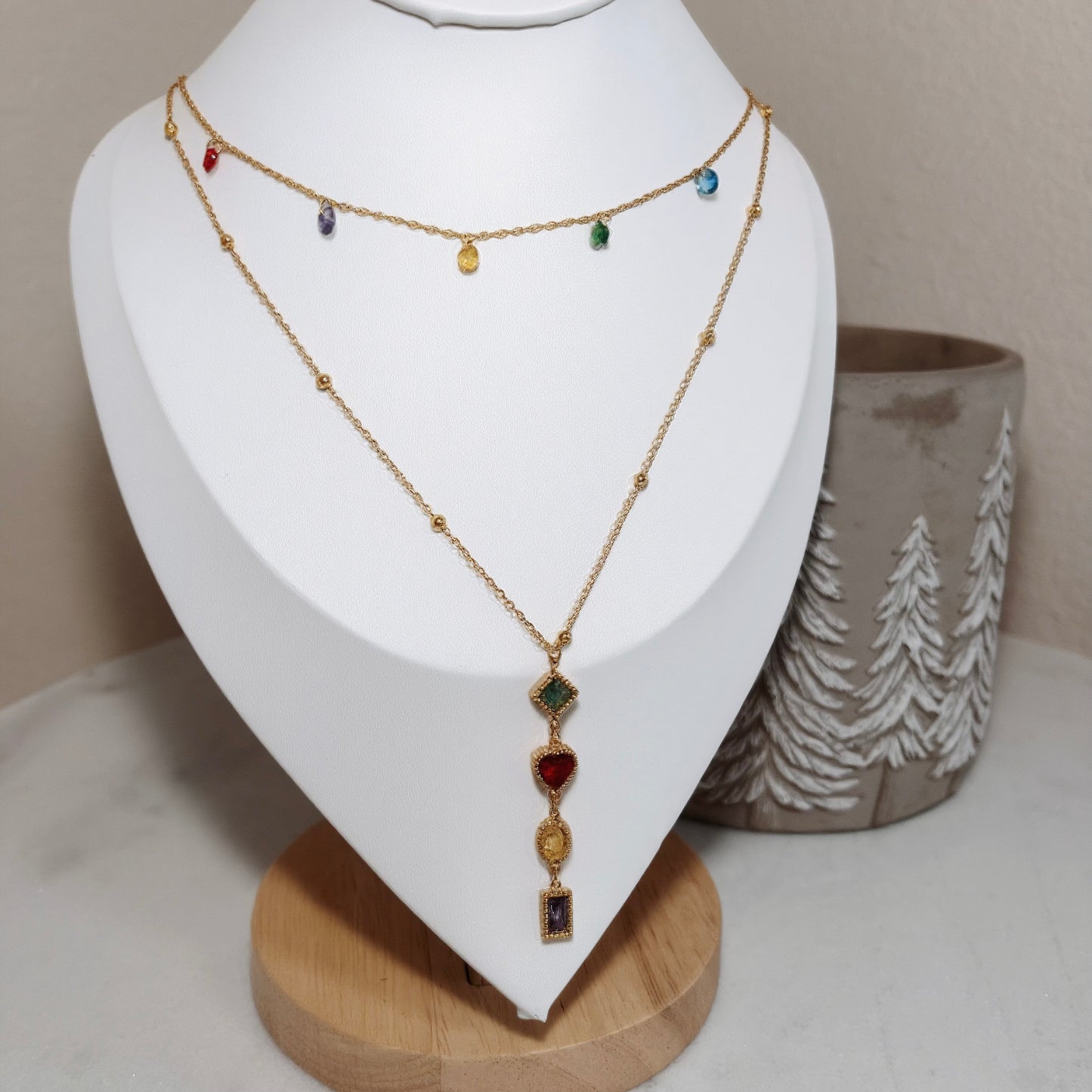 Victoria Double necklace