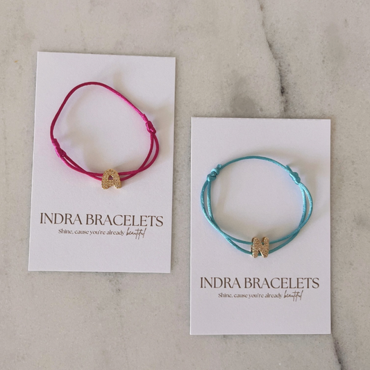 Initial bracelets