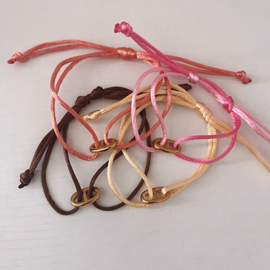 Link- satin bracelets