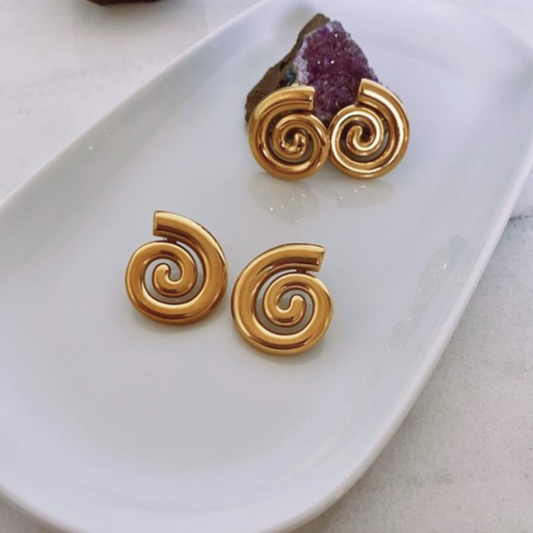 Spiral earrings